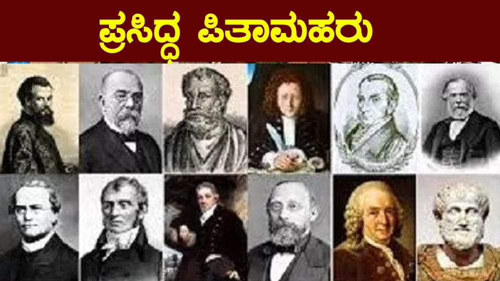 90 ಪ್ರಸಿದ್ಧ ಪಿತಾಮಹರು : Fathers of Various Fields