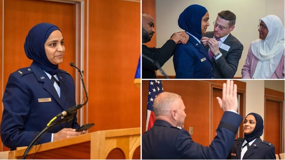 ಯುಎಸ್ ಮಿಲಿಟರಿ ಚಾಪ್ಲಿನ್ ಪರೀಕ್ಷೆಯಲ್ಲಿ ಪದವಿ ಪಡೆದ ಮೊದಲ ಭಾರತೀಯ ಮುಸ್ಲಿಂ ಮಹಿಳೆ..!