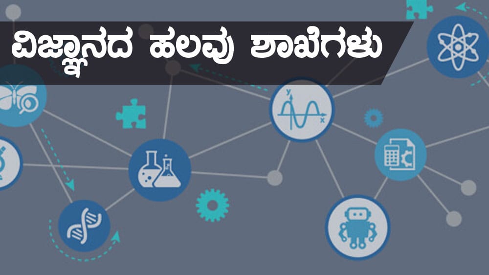 ವಿಜ್ಞಾನದ ಹಲವು ಶಾಖೆಗಳು