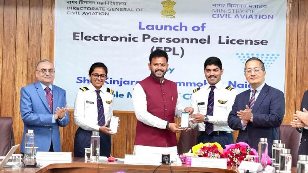electronic personnel license for pilots