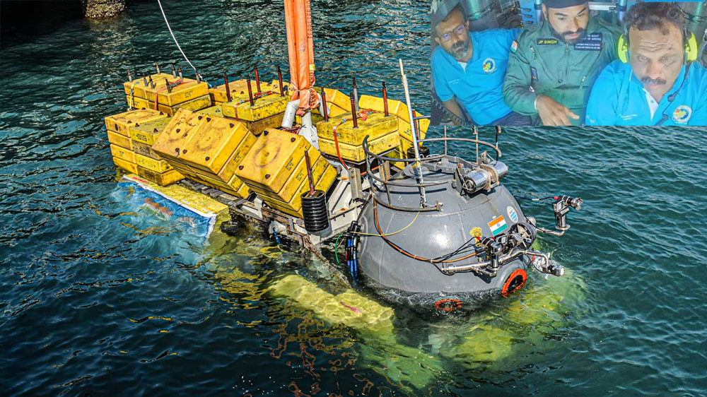 ಸಮುದ್ರಯಾನ (Samudrayaan) : 5,000 ಮೀಟರ್ ಸಮುದ್ರದಾಳ ತಲುಪಲಿದ ಭಾರತೀಯ ಜಲಯಾತ್ರಿಗಳು