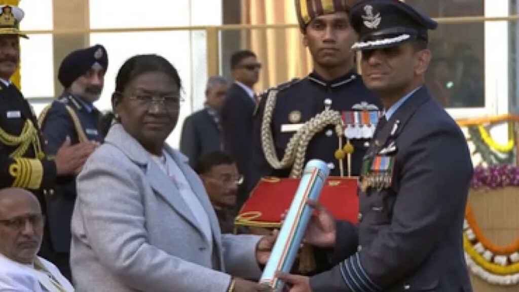Shubhanshu Shukla, Group Captain, conferred Ashoka Chakra